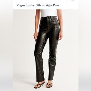 Abercrombie leather pants